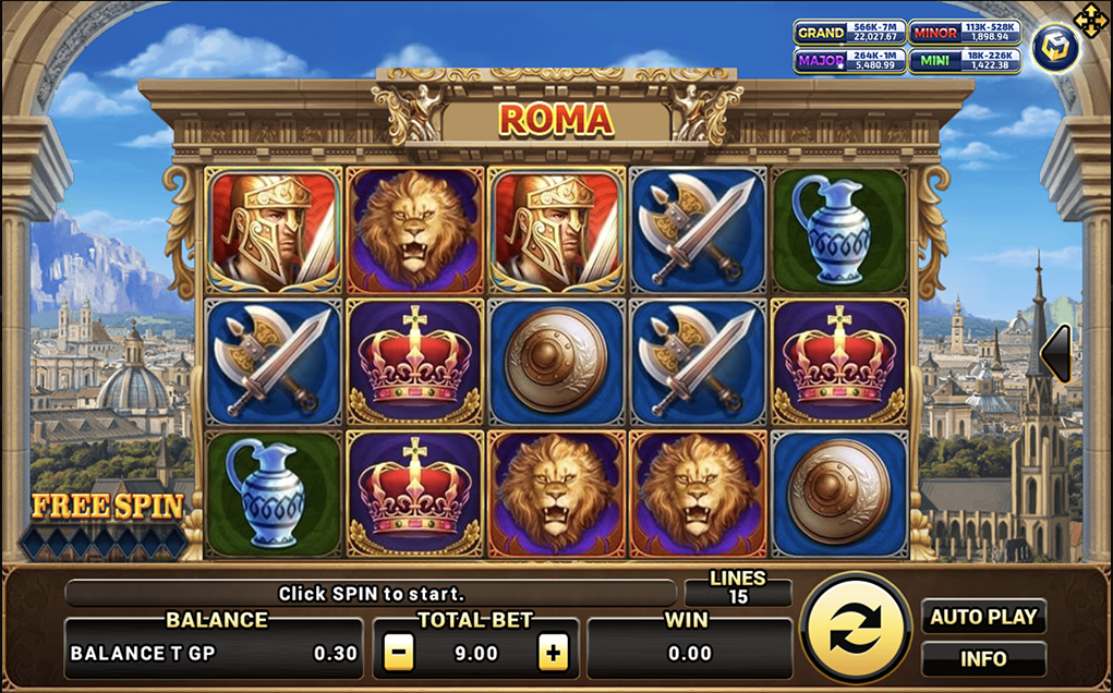 เกมสล็อต roma ทดลองเล่นฟรี​