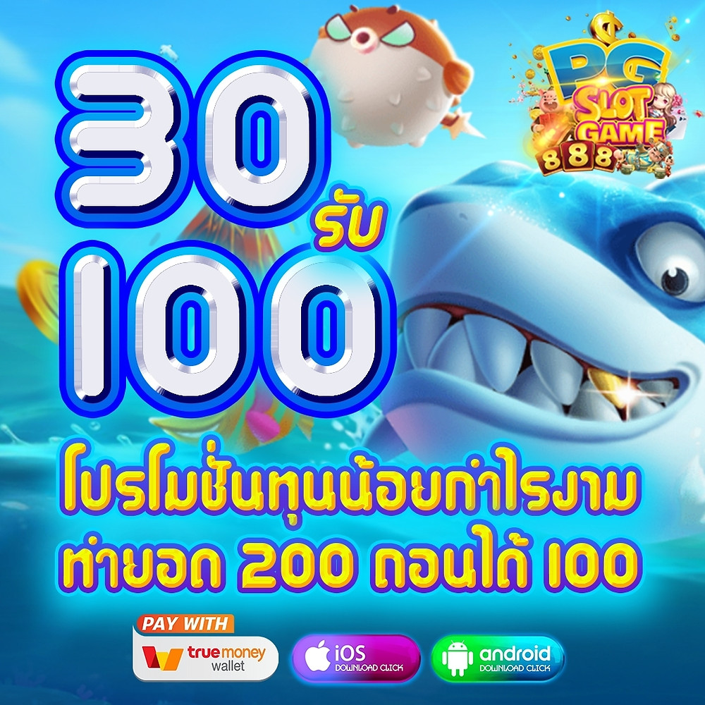 30รับ100ทํายอด500ถอนได้300​